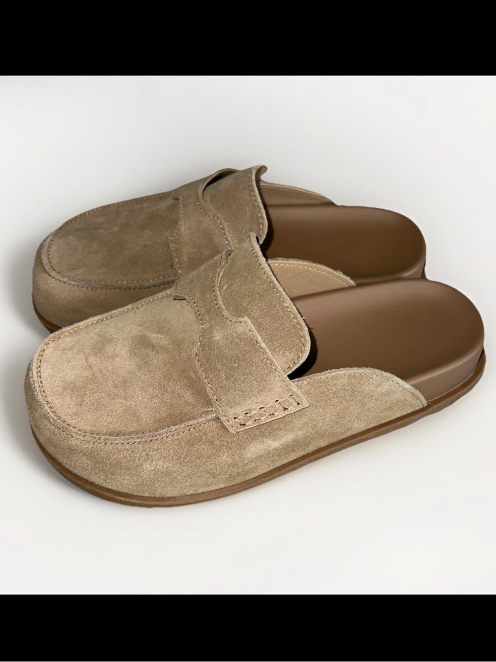NWOT’s!!! | Women’s Size 6 Khaki Suede Mules